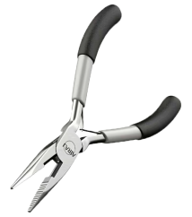 Mini kleště s vroubkovanými čelistmi