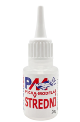 Vteřinové CA lepidlo Pecka Model – Střední (20 g)