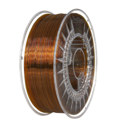 Devil Design PETG - Žlutá Transparentní (Amber Transparent) - 1kg