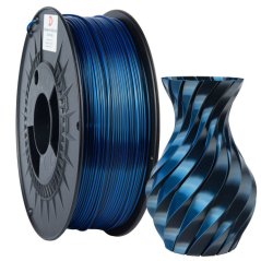 3DPower PLA SILK - Dvoubarevné - Modrá / Černá - 1kg