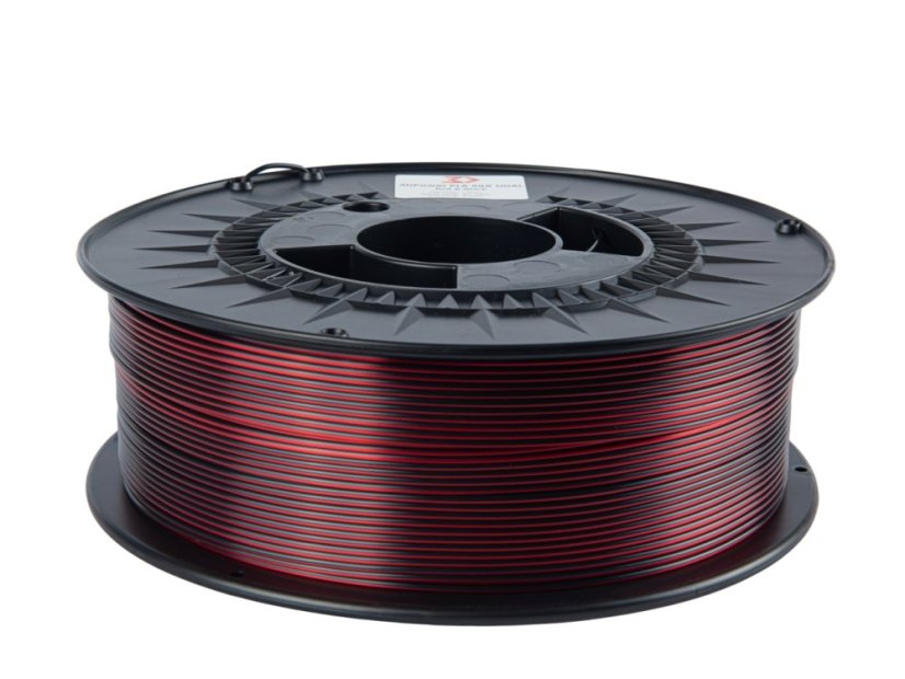 3DPower PLA SILK - Dvoubarevné - Červená / Černá - 1kg