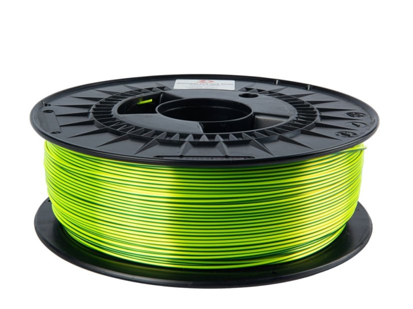 3DPower PLA SILK - Dvoubarevné - Zelená / Žlutá - 1kg