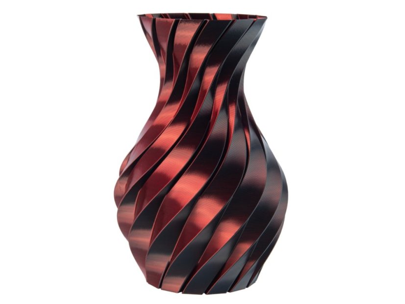 3DPower PLA SILK - Dvoubarevné - Červená / Černá - 1kg