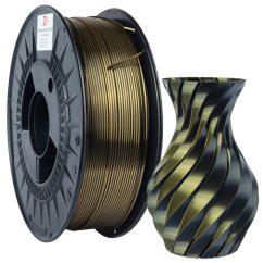3DPower PLA SILK - Dvoubarevné - Zlatá / Černá - 1kg