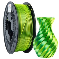 3DPower PLA SILK - Dvoubarevné - Zelená / Žlutá - 1kg