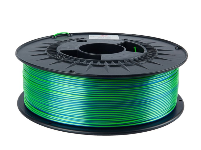 3DPower PLA SILK - Dvoubarevné - Modrá / Zelená - 1kg
