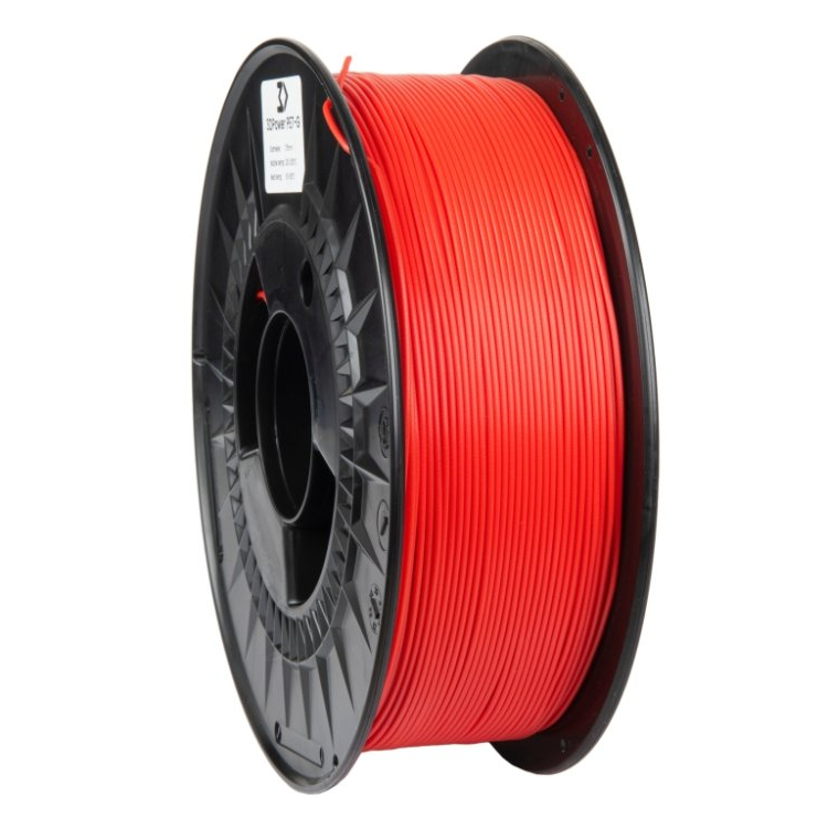 3DPower Basic PETG - Červená (Red) - 1kg
