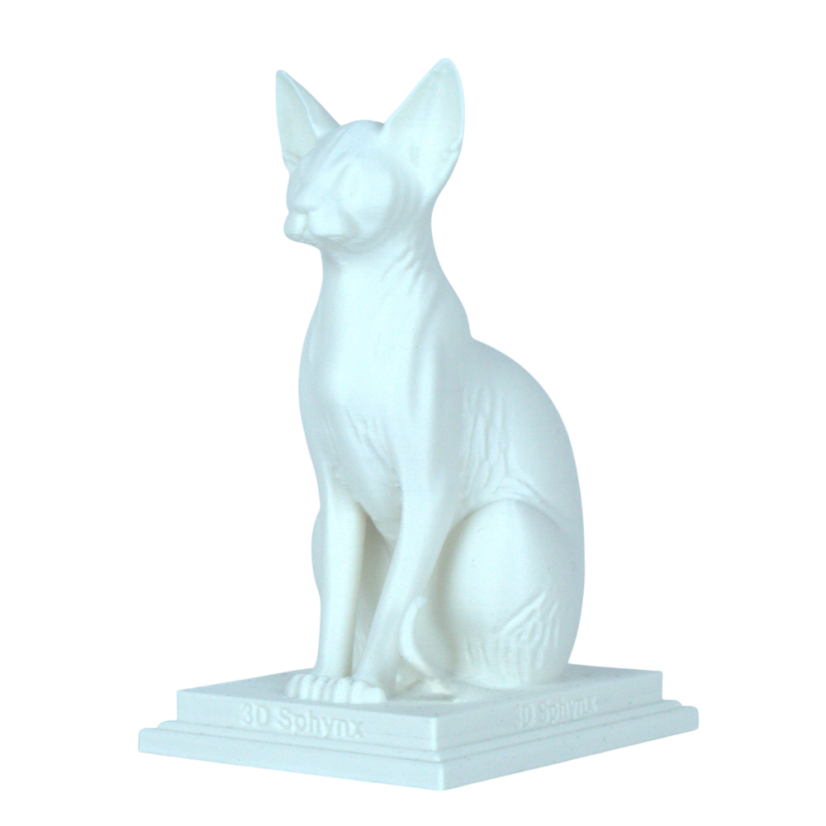 3D Sphynx - ASA - Bílá (White) - 800g