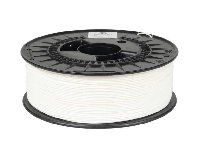 3DPower Basic PLA - Bílá (White) - 1kg