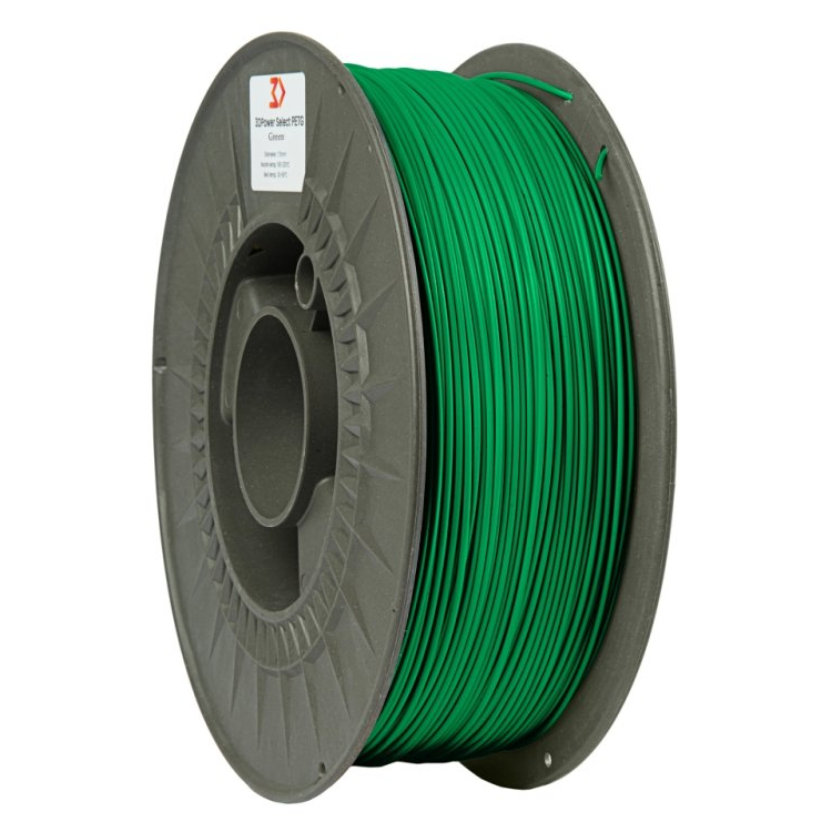 3DPower Select PETG - Zelená (Green) - 1kg