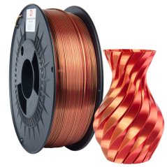 3DPower PLA SILK - Dvoubarevné - Červená / Zlatá - 1kg