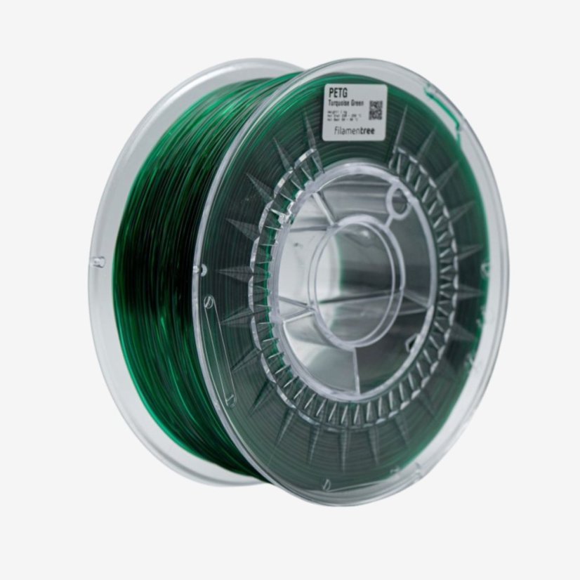 Filamentree PETG - Zelená (Turquoise Green Transparent) - 1kg