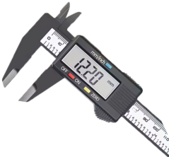 Digitální posuvné měřítko z uhlíkových vláken