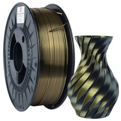 3DPower PLA SILK - Dvoubarevné - Zlatá / Černá - 1kg