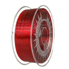 Devil Design PETG - Červená Transparentní (Ruby Red Transparent) - 1kg